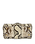 Burberry Mini Python Buckle Tote, top view